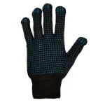 Рукавички робочі пʼятипалі ПХВ плетені