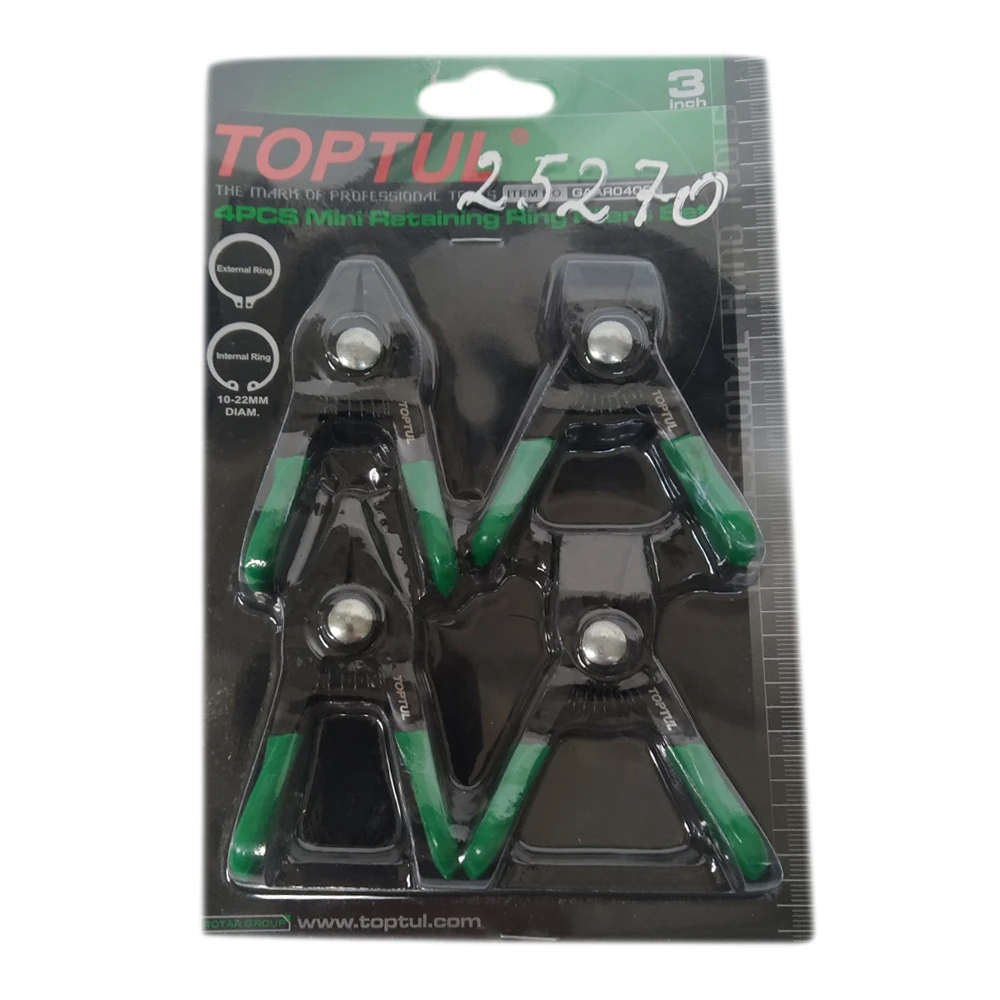 Набір круглогубців для зняття та встановлення стопорних кілець GAAR0403