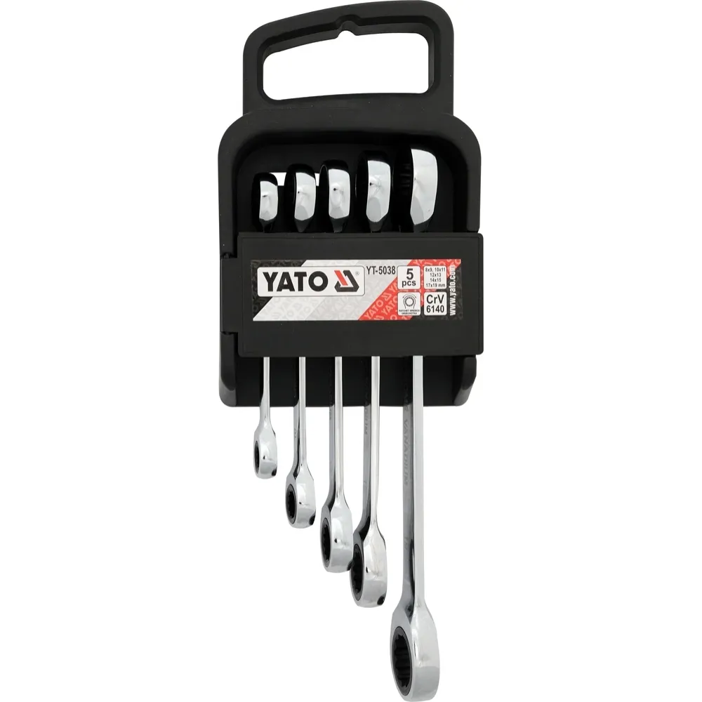 Набір ключів накидних з тріскачкою