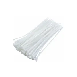 Хомут стяжний капроновий білий