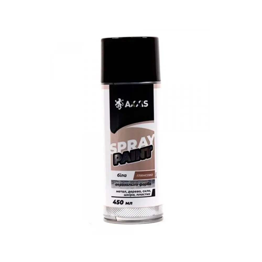 Фарба біла глянсова в балончику