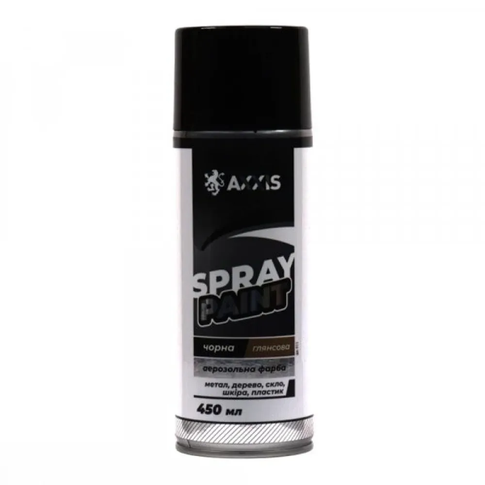 Фарба чорна глянсова в балончику