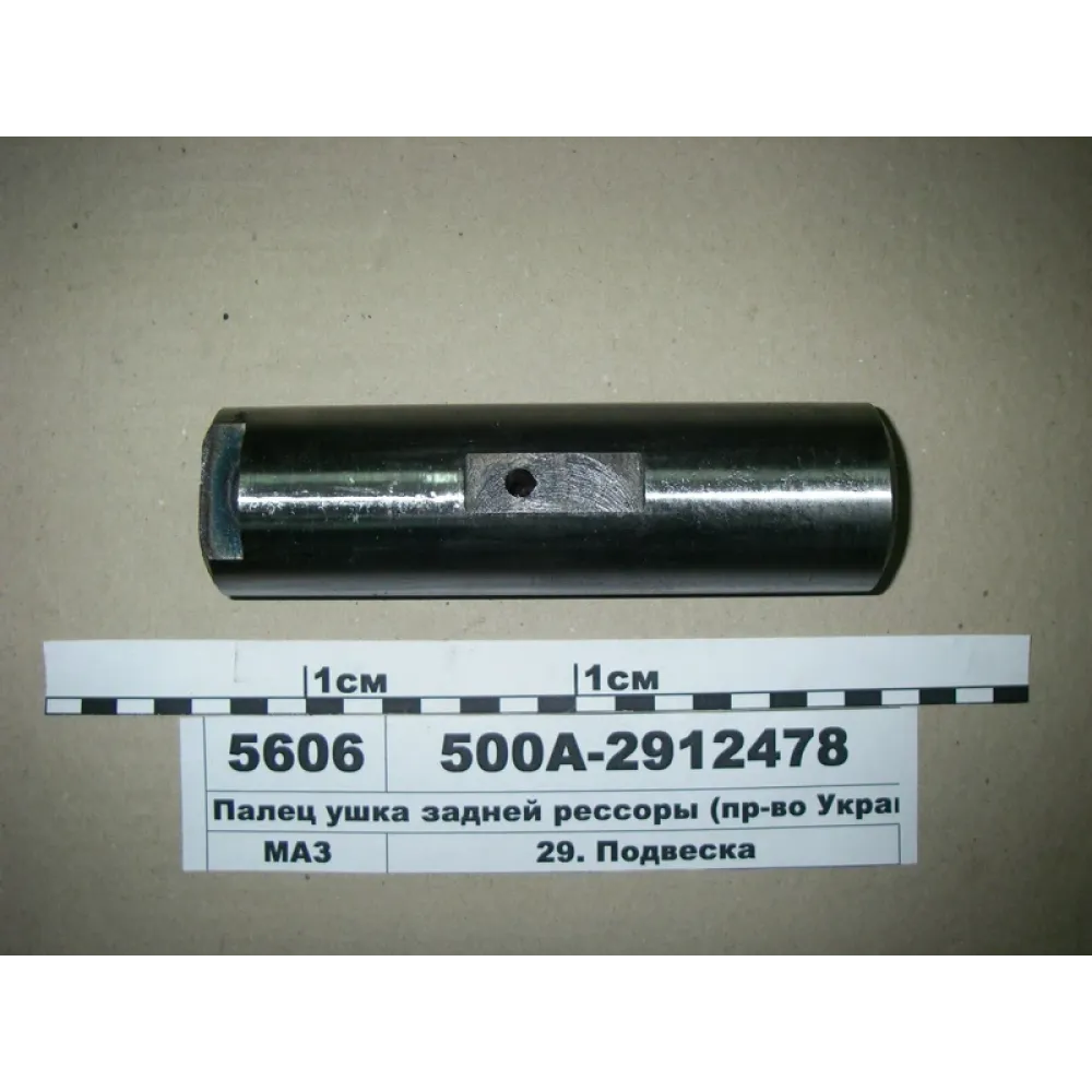 Палец ушки рессоры задний