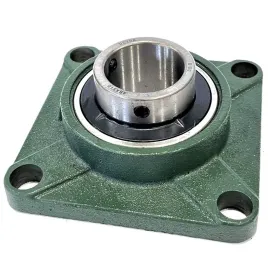 Підшипник з корпусом катка борони на 4 отвори