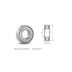 Підшипник передпускового підігрівача 6202 ZZ