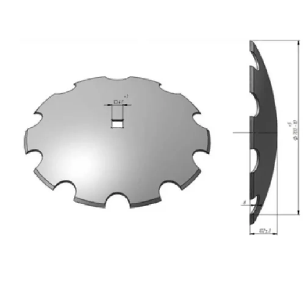 Диск бороны GM7-1961-28MC41