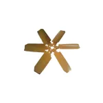 Крильчатка вентилятора 6-лопатева металева 01-13с2 А-01 А-01, АМЗ А-01, АМЗ А-41