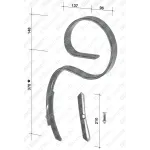 Стойка S-образная 300601