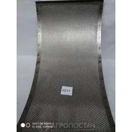 Полотно решетное круглое гнутое